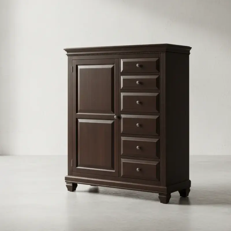 penwood furniture florentino gentlemans chest 45 degree angle