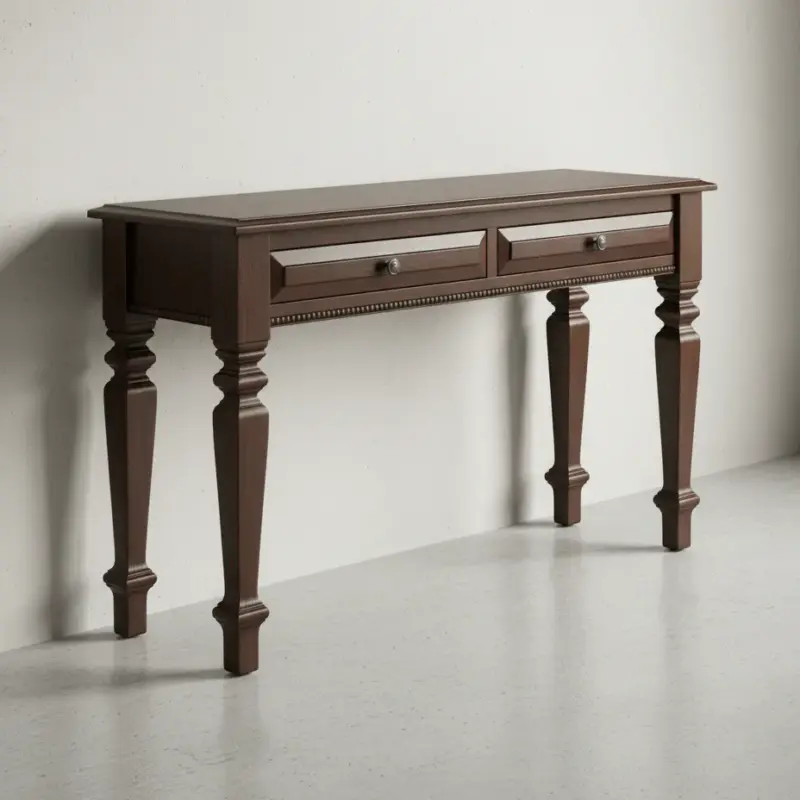 penwood furniture florentino hall table 45 degree angle