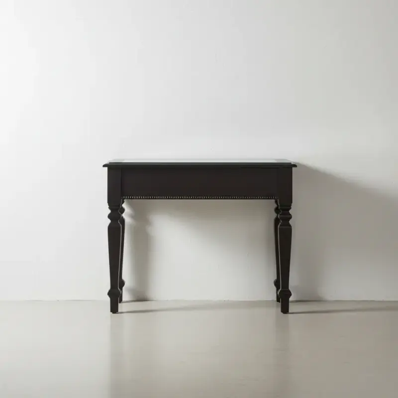 penwood furniture florentino hall table with glass face on horizontal