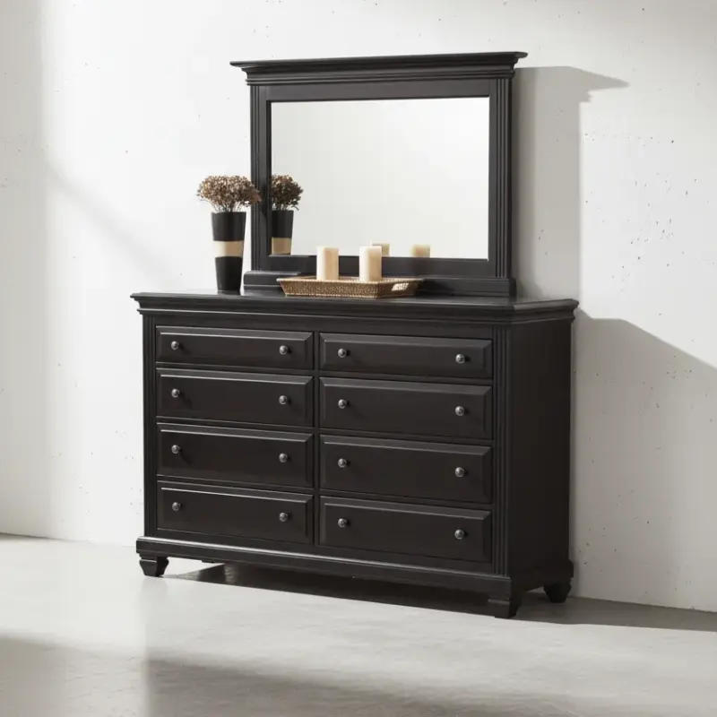 penwood furniture florentino high dresser low mirror face on horizontal