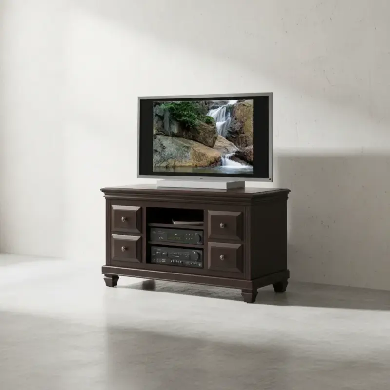 penwood furniture florentino media stand fhd52 45 degree angle