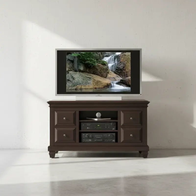 penwood furniture florentino media stand fhd52 face on horizontal