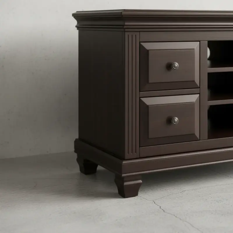 penwood furniture florentino media stand fhd52 medium close up