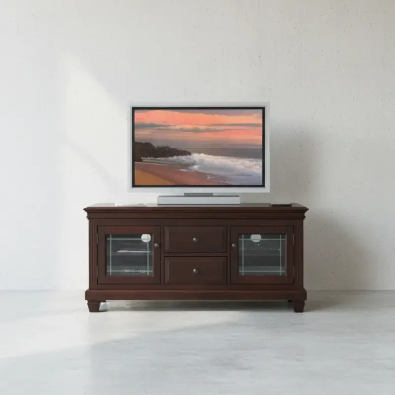 penwood furniture florentino media stand fhd60 face on horizontal