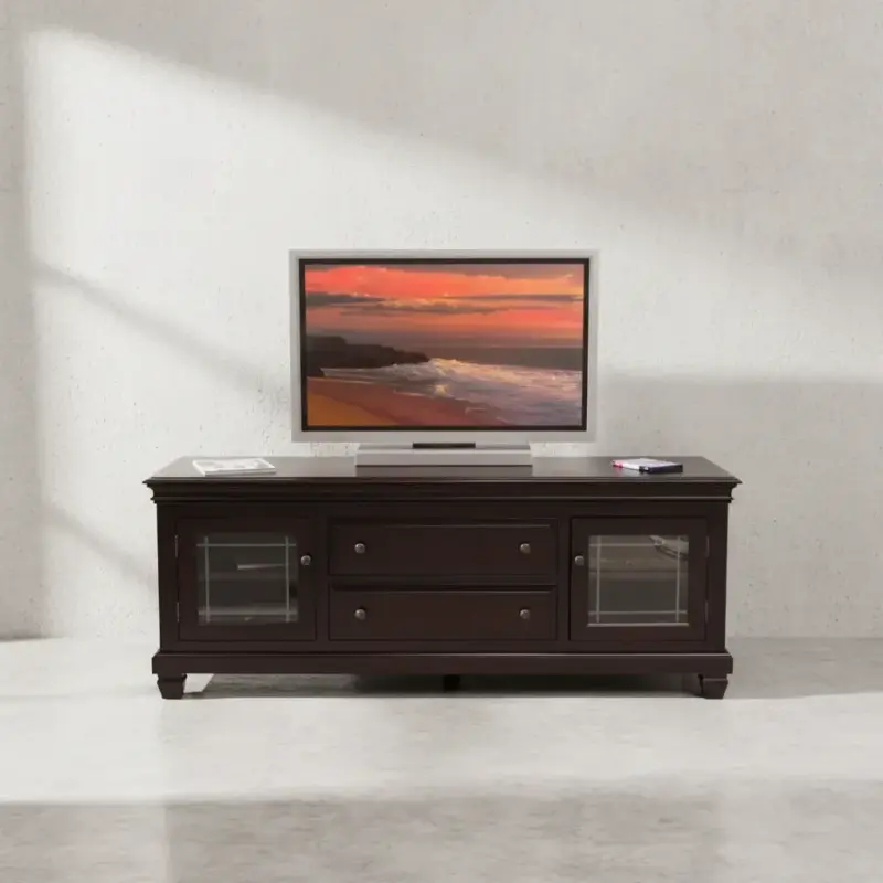 penwood furniture florentino media stand fhd74 face on horizontal