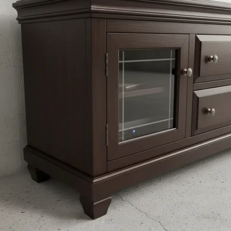 penwood furniture florentino media stand fhd74 medium close up