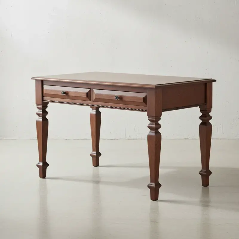 penwood furniture florentino writing desk 45 degree angle