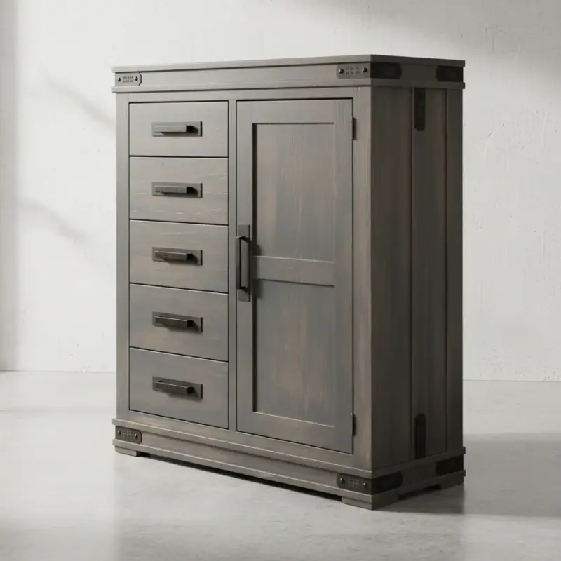 penwood furniture gastown gentlemans chest 45 degree angle