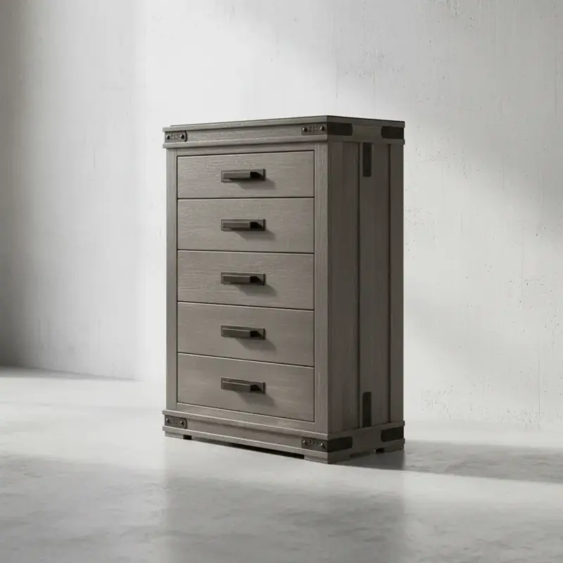 penwood furniture gastown highboy 5 drawers 45 degree angle