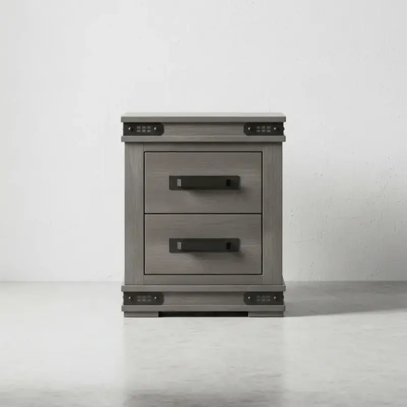 penwood furniture gastown night stand 2 drawer face on horizontal