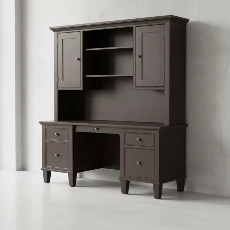 penwood furniture georgetown computer station 45 degree angle