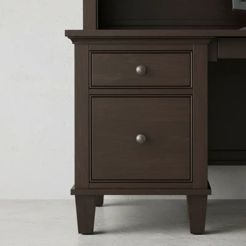 penwood furniture georgetown computer station medium close up