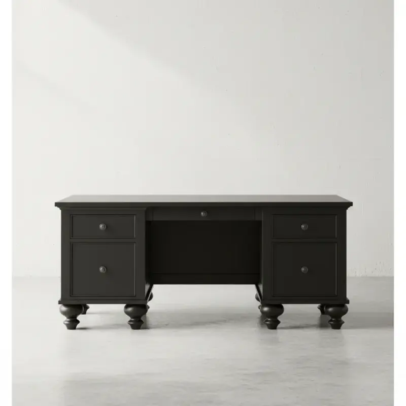 penwood furniture georgetown executive desk face on horizontal