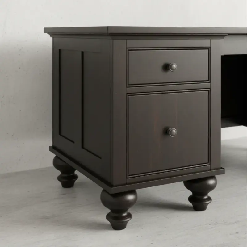 penwood furniture georgetown executive desk medium close up