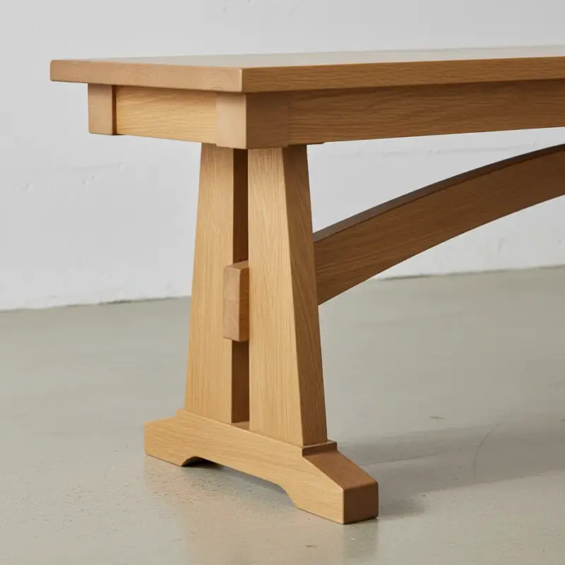 penwood furniture golden gate dining bench medium close up