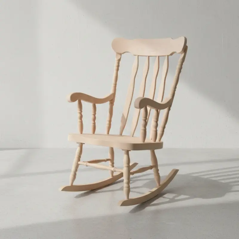 penwood furniture grandpa rocking chair 45 degree angle