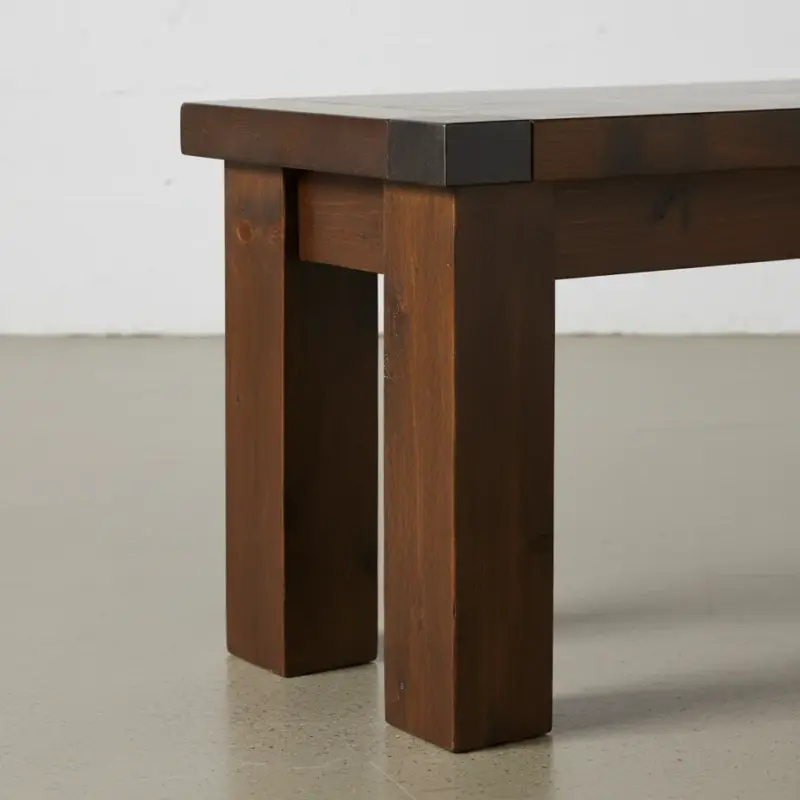 penwood furniture grimshaw dining bench medium close up