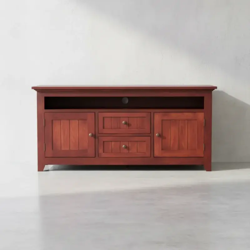 penwood furniture harvest media stand s939d face on horizontal