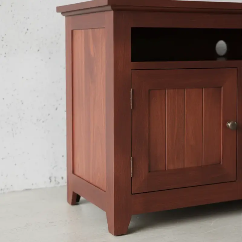 penwood furniture harvest media stand s939d medium close up