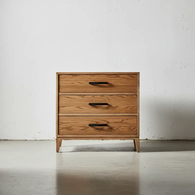 penwood furniture haven 3 drawer night stand face on horizontal