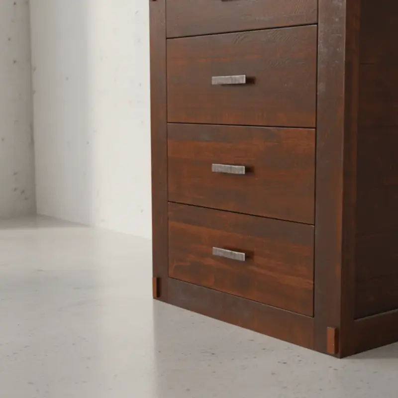 penwood furniture homestead highboy medium close up