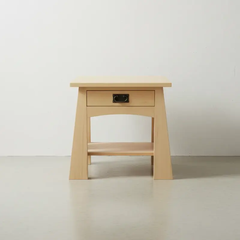 penwood furniture horizon 1 drawer end table k2421 face on horizontal