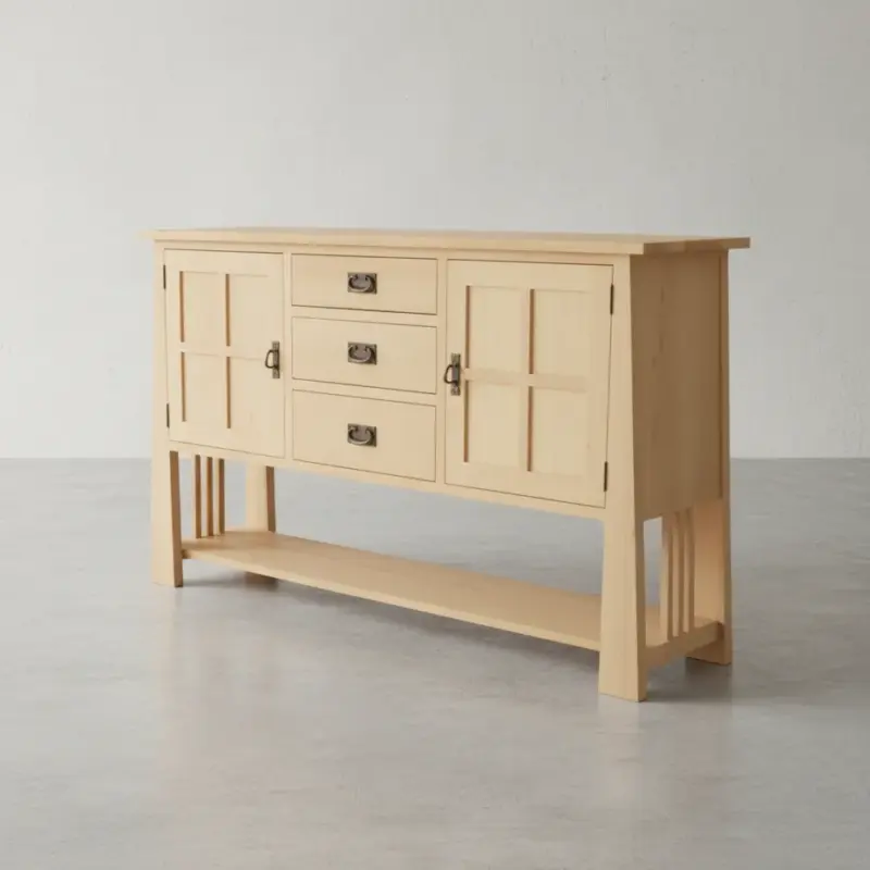 penwood furniture horizon 2 door 3 drawer sideboard k60s 45 degree angle