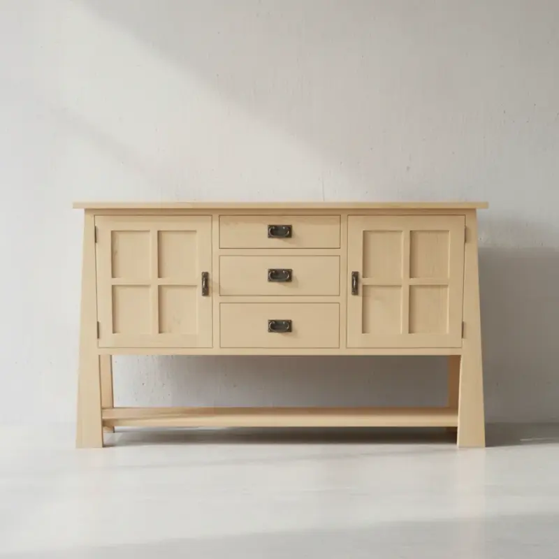 penwood furniture horizon 2 door 3 drawer sideboard k60s face on horizontal