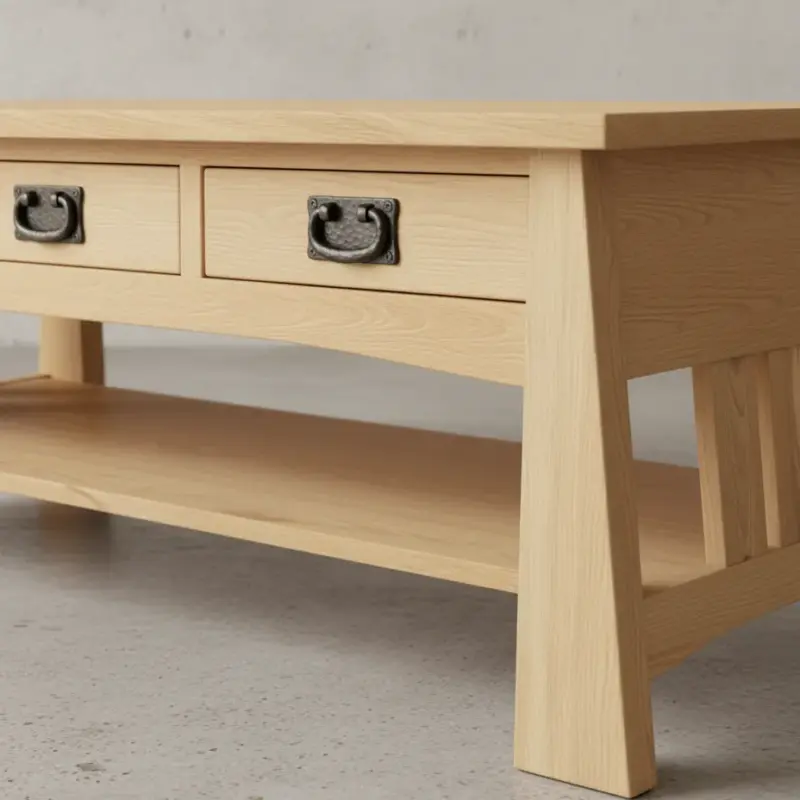 penwood furniture horizon 3 drawer coffee table k2448 medium close up