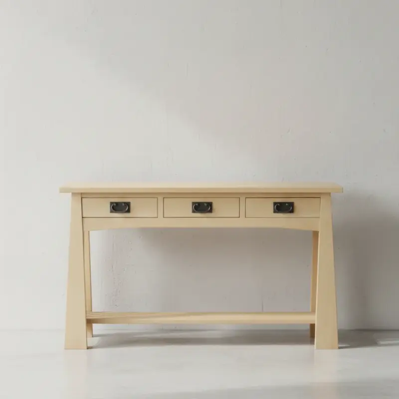 penwood furniture horizon 3 drawer sofa table k1648 face on horizontal