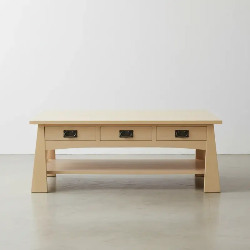 penwood furniture horizon 6 drawer coffee table k3448 face on horizontal