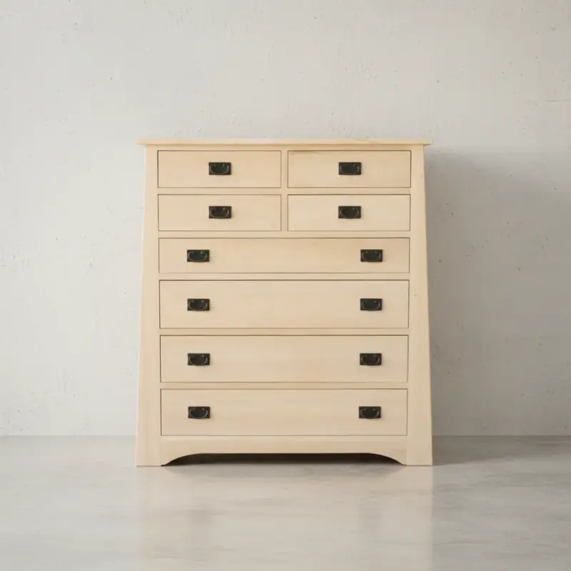 penwood furniture horizon 8 drawer hiboy s18 face on horizontal