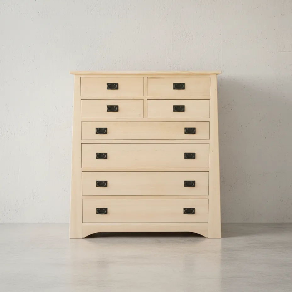 penwood furniture horizon 8 drawer hiboy s18 face on horizontal