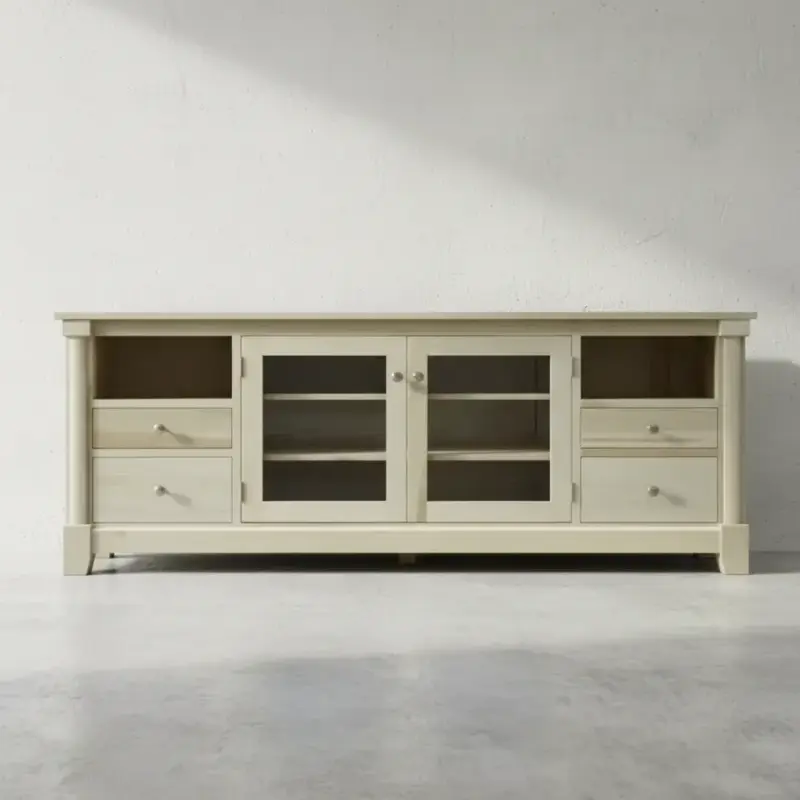 penwood furniture hudson media stand x84tv face on horizontal