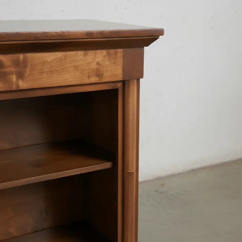 penwood furniture hudson valley bookcase medium close up