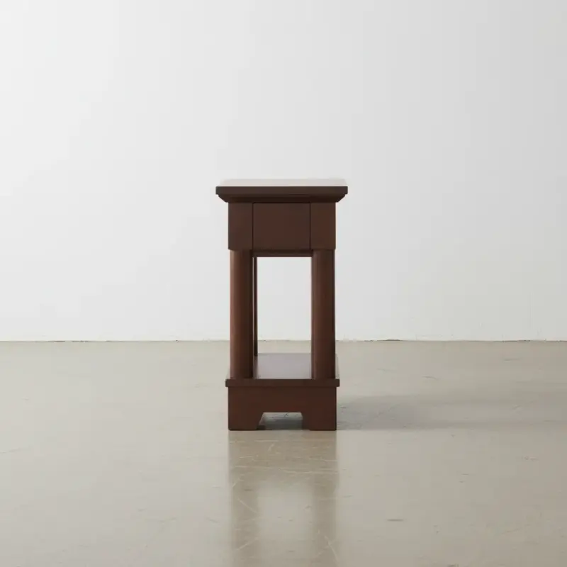 penwood furniture hudson valley chairside table face on horizontal