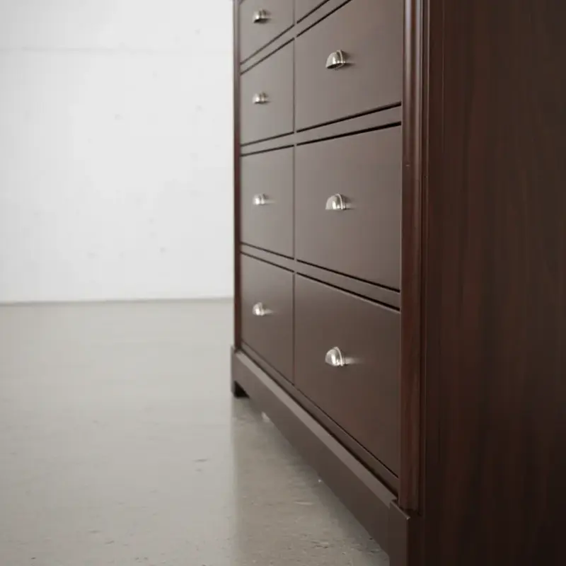 penwood furniture hudson valley dress mirror medium close up