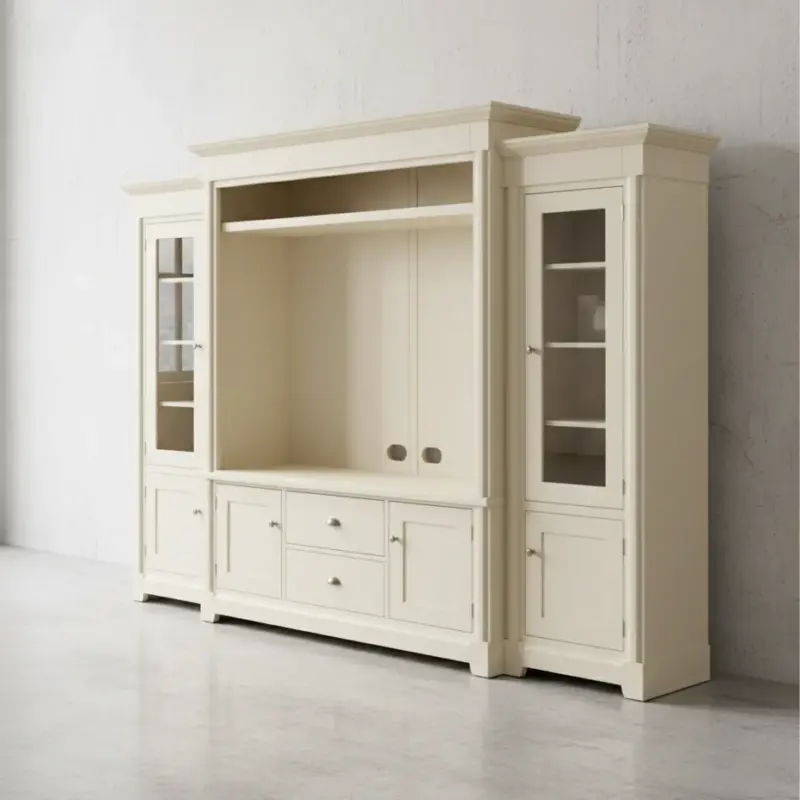 penwood furniture hudson valley entertainment unit 45 degree angle