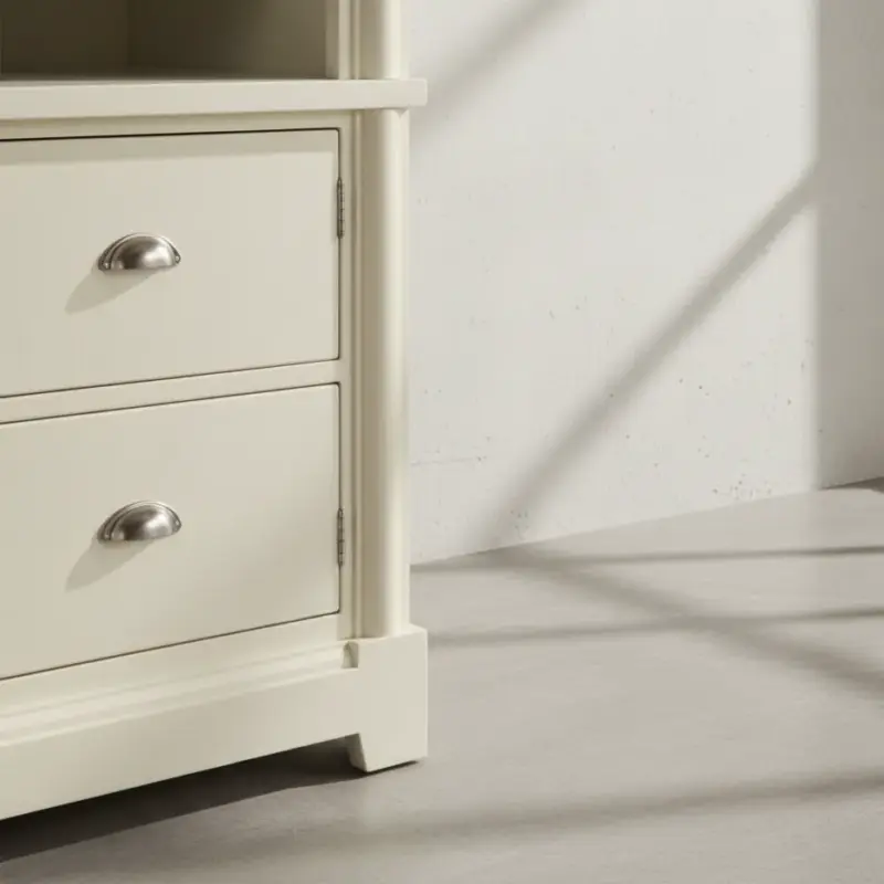 penwood furniture hudson valley entertainment unit medium close up