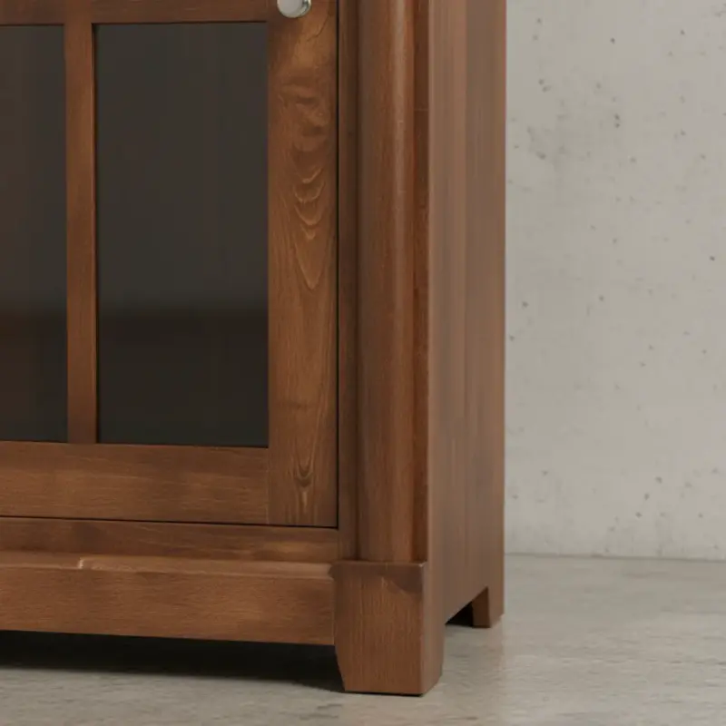 penwood furniture hudson valley library cabinet medium close up