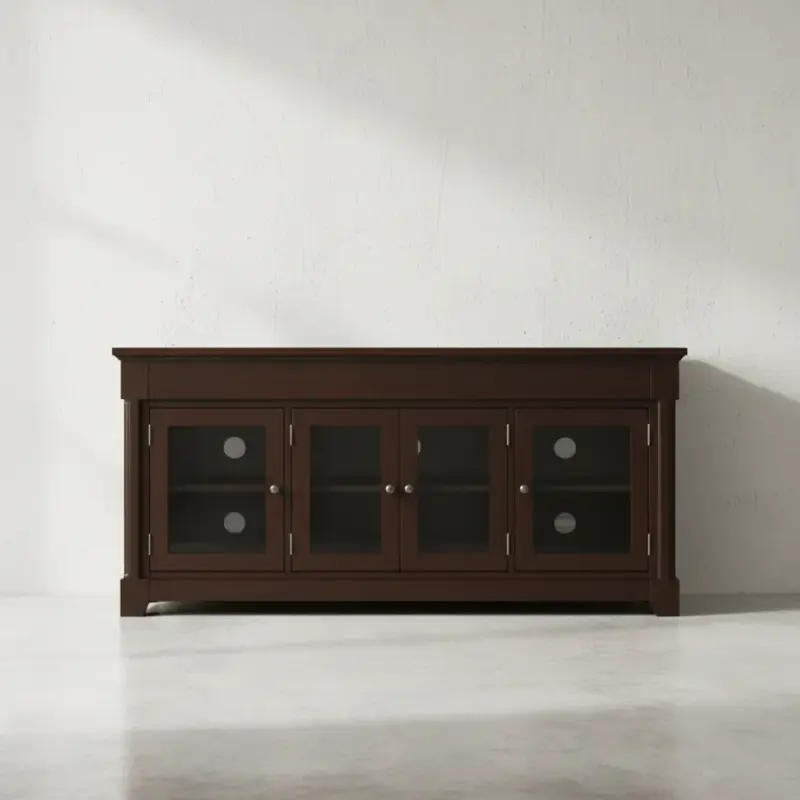 penwood furniture hudson valley media stand hv72 face on horizontal