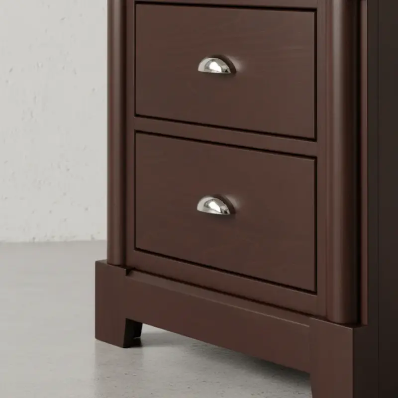 penwood furniture hudson valley nightstand medium close up