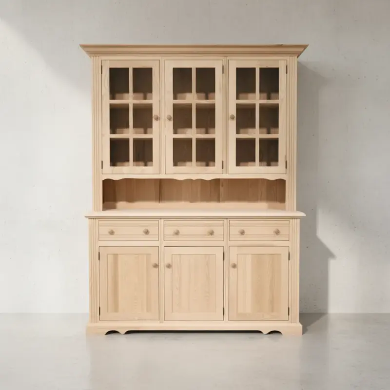 penwood furniture hutch buffets 3 door hutch buffet ng1963 face on horizontal