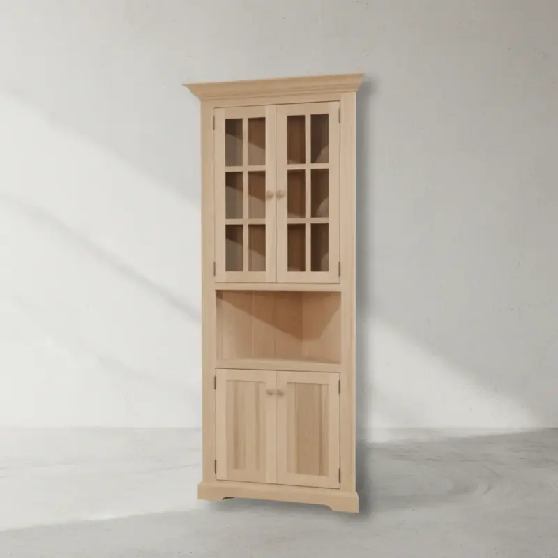 penwood furniture hutch buffets corner hutch buffet ng32 face on horizontal