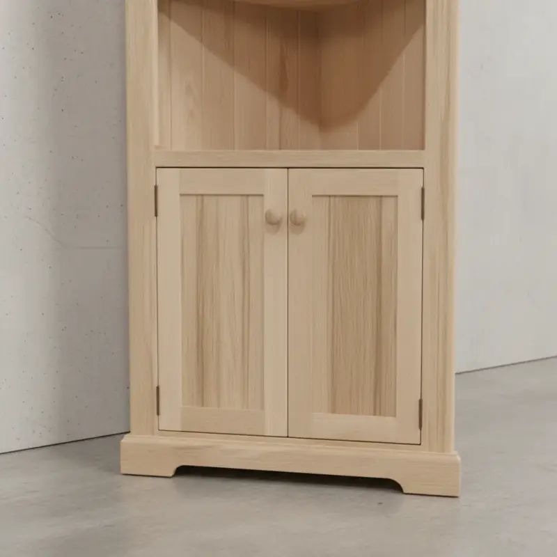 penwood furniture hutch buffets corner hutch buffet ng32 medium close up