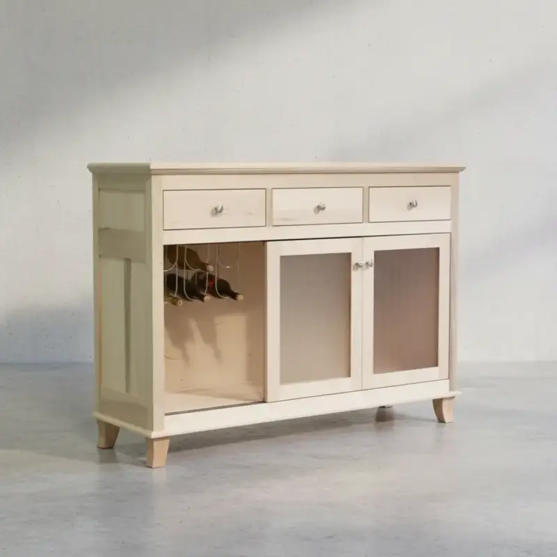 penwood furniture jordan sideboard with sliding doors xj59s 45 degree angle