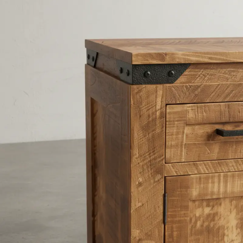 penwood furniture kenora 1 door 1 drawer night medium close up