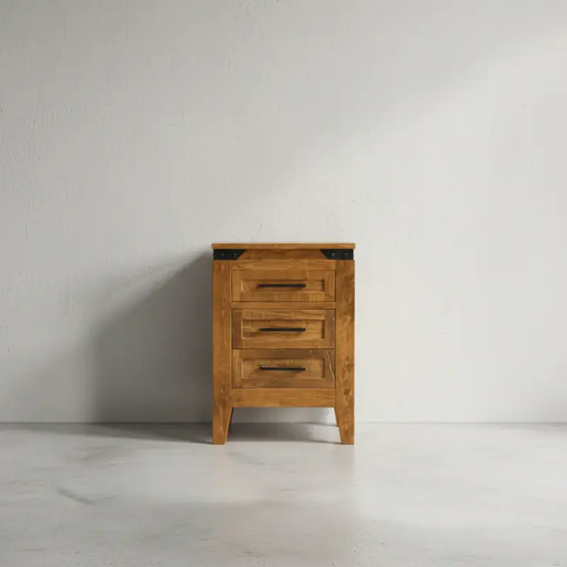 penwood furniture kenora 3 drawer night stand face on horizontal