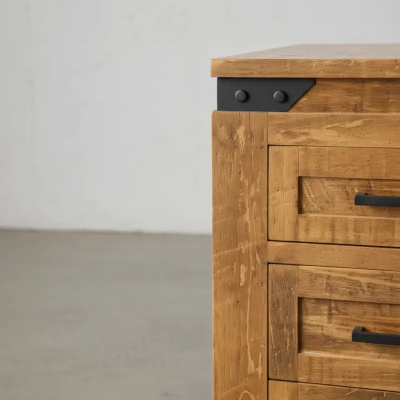 penwood furniture kenora 3 drawer night stand medium close up