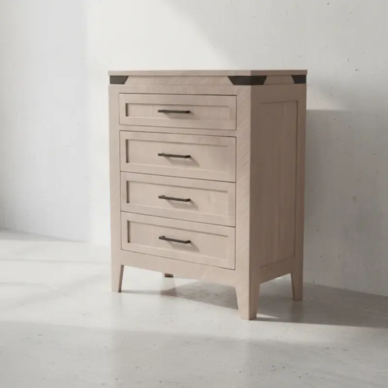 penwood furniture kenora 4 drawer high boy 45 degree angle